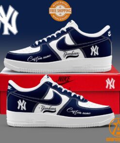 New York Yankees CUSTOM Nike Air Force Shoes