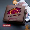 Nrl Brisbane Broncos Personalized Leather Wallet Rocking Picture