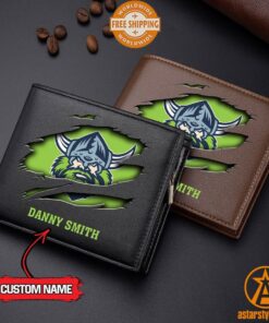 NRL Canberra Raiders personalized Leather Wallet