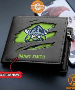 NRL Canberra Raiders personalized Leather Wallet