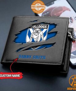 NRL Canterbury-Bankstown Bulldogs personalized Leather Wallet