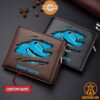 Nrl Cronulla Sutherland Sharks Personalized Leather Wallet Amazing Pic