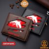 Nrl Dolphins Personalized Leather Wallet Heroine