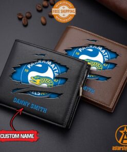 NRL Parramatta Eels personalized Leather Wallet