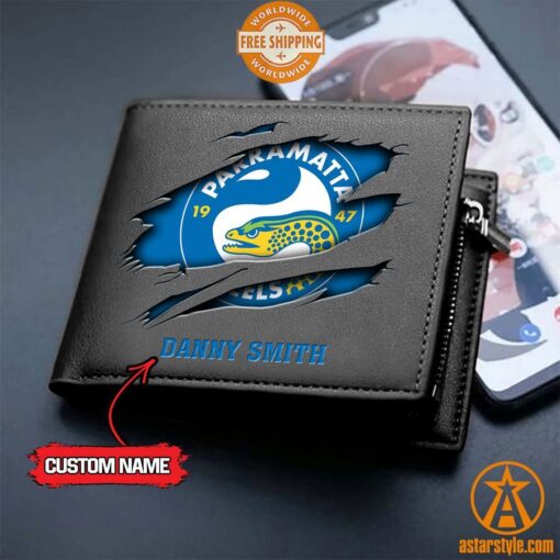 NRL Parramatta Eels personalized Leather Wallet