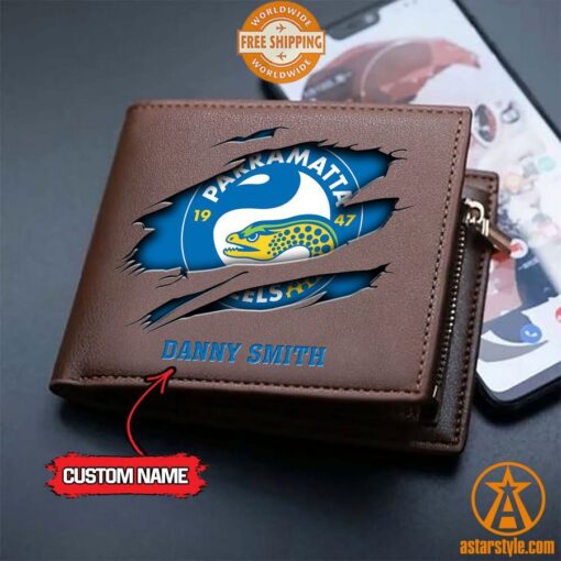 NRL Parramatta Eels personalized Leather Wallet