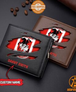 NRL St. George Illawarra Dragons personalized Leather Wallet