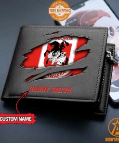 NRL St. George Illawarra Dragons personalized Leather Wallet