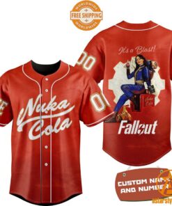 Nuka-Cola Fallout CUSTOM Baseball Jersey