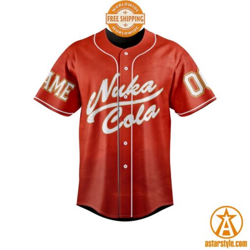 Nuka-Cola Fallout CUSTOM Baseball Jersey