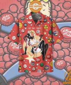 Nuka Cola Vault Boy Approved Hawaiian Shirt