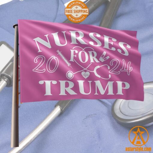 Nurses For Trump Flag