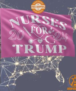 Nurses For Trump Flag