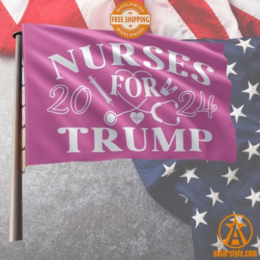 Nurses For Trump Flag