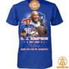 Oj Simpson Buffalo Bills Thank You For The Memories Shirt Gang of rockstars