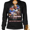 Oj Simpson Buffalo Bills Thank You For The Memories Shirt Sizzling