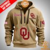 Oklahoma Sooners Personalized Half Zip Heavy Hoodie Which Place Is This Bro?