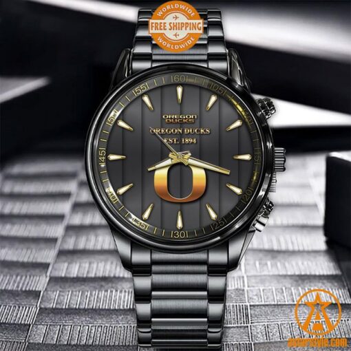 Oregon Ducks Stainless Steel Watch