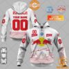 Personalized Ice Hockey League EC Red Bull Salzburg Home Jersey Style Hoodie