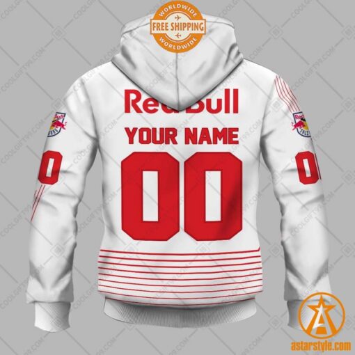 Personalized Ice Hockey League EC Red Bull Salzburg Home Jersey Style Hoodie