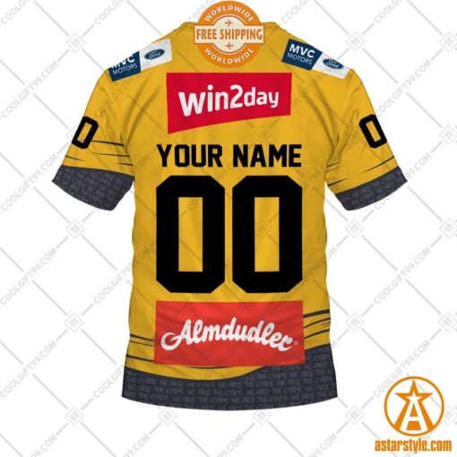 Personalized Ice Hockey League Vienna Capitals Home Jersey Style Hoodie