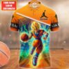 Personalized Son Goku Basketball Polo Shirt Hey! You look amazing dear