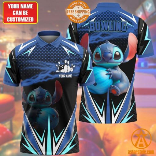 Personalized Stitch Bowling Polo Shirt