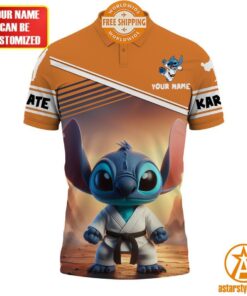 Personalized Stitch Karate Polo Shirt