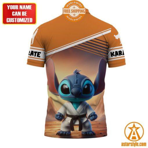 Personalized Stitch Karate Polo Shirt