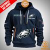 Philadelphia Eagles Personalized Half Zip Heavy Hoodie .jpg