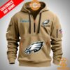 Philadelphia Eagles Personalized Half Zip Heavy Hoodie Out Of The World