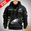 Philadelphia Eagles Personalized Half Zip Heavy Hoodie .jpg