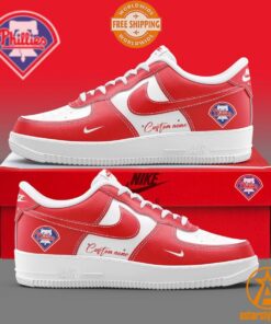 Philadelphia Phillies CUSTOM Nike Air Force Shoes