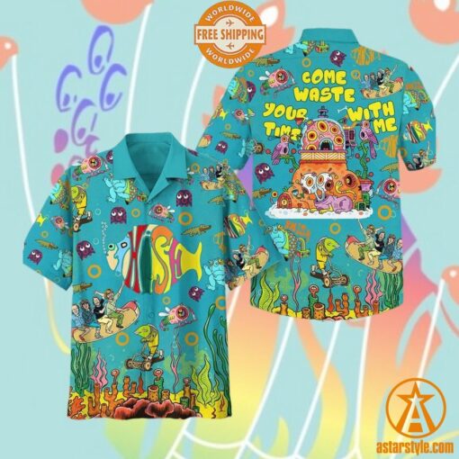 Phish Band Your Time Come Waste With Me Hawaiian Shirt