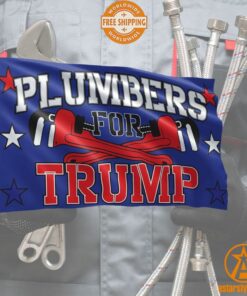 Plumbers For Trump Flag