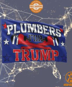 Plumbers For Trump Flag