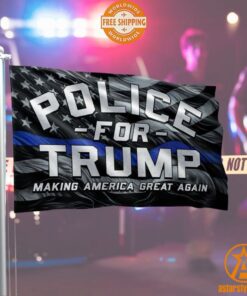 Police For Trump Making America Great Again Flag