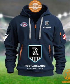 Port Adelaide Power AFL Half Zip Heavy Hoodie