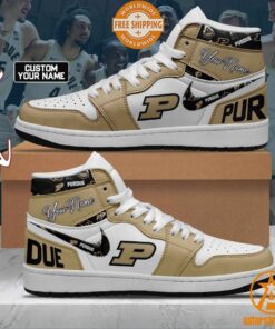 Purdue Boilermakers Basketball CUSTOM Air Jordan 1 High