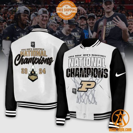 Purdue Boilermakers Basketball National Champions Baseball Jacket