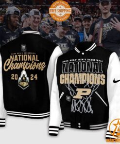 Purdue Boilermakers Basketball National Champions Baseball Jacket