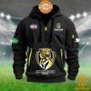 Richmond Tigers AFL Half Zip Heavy Hoodie Coolosm