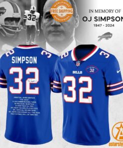 RIP Oj Simpson Buffalo Bills Football Jersey