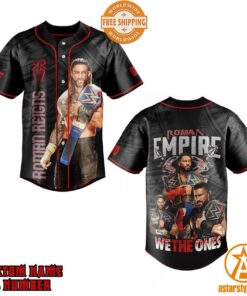 Roman Reigns Roman Empire CUSTOM Baseball Jersey