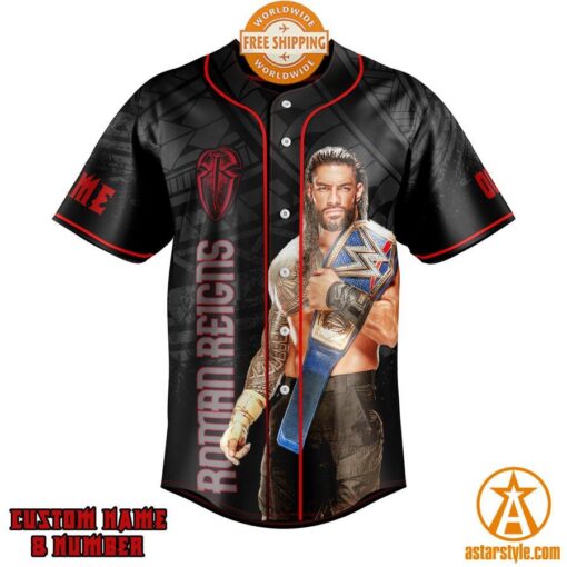 Roman Reigns Roman Empire CUSTOM Baseball Jersey