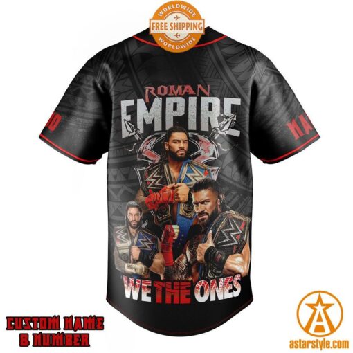 Roman Reigns Roman Empire CUSTOM Baseball Jersey