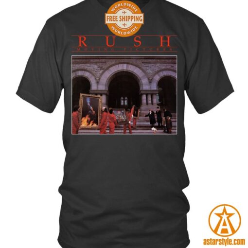 RUSH band Moving Pictures Album Shirt