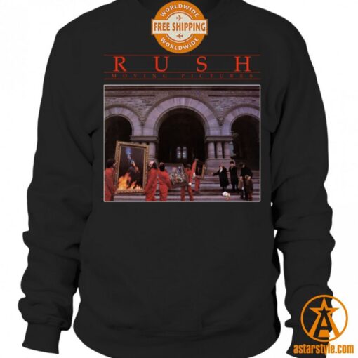 RUSH band Moving Pictures Album Shirt