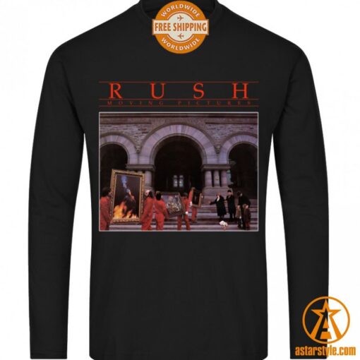 RUSH band Moving Pictures Album Shirt