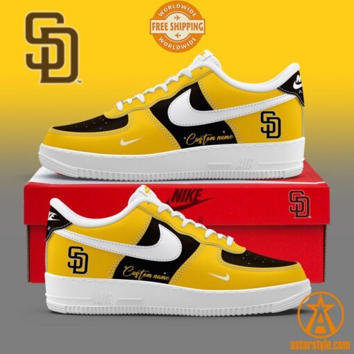 San Diego Padres CUSTOM Nike Air Force Shoes